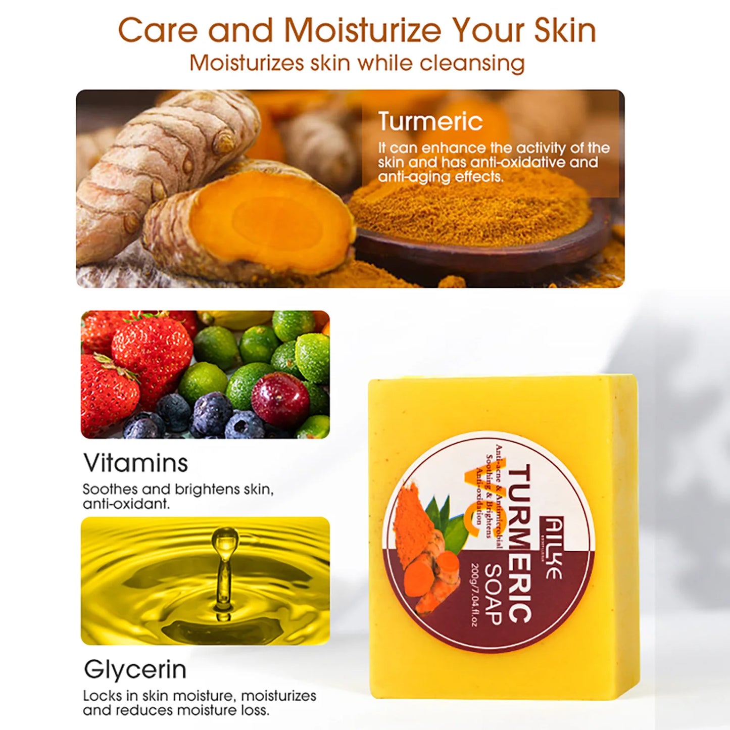 AILKE Turmeric Renew Skin Care Sets