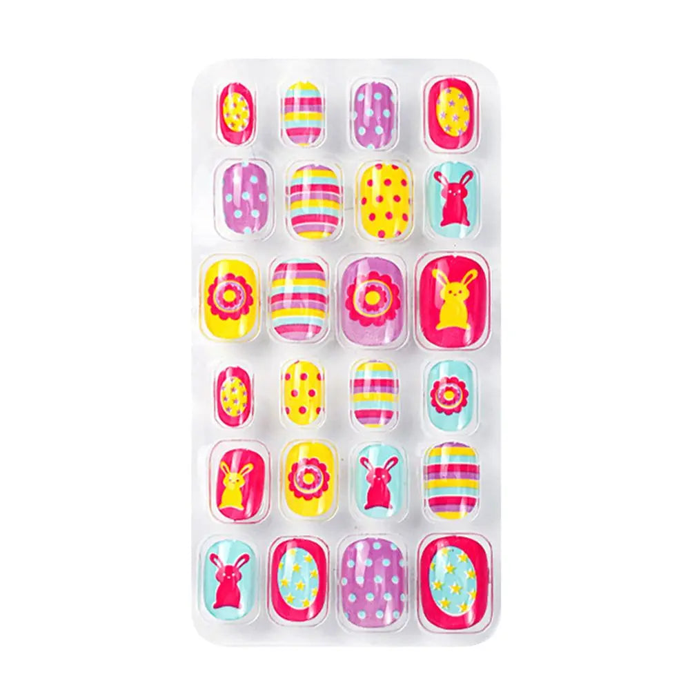 24Pcs/Set Fashion Girls Gifts Finger Nails