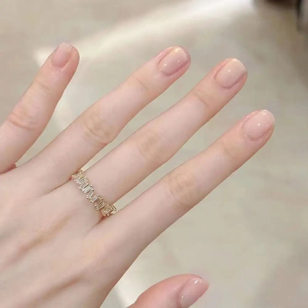 French Simple Style False Nails