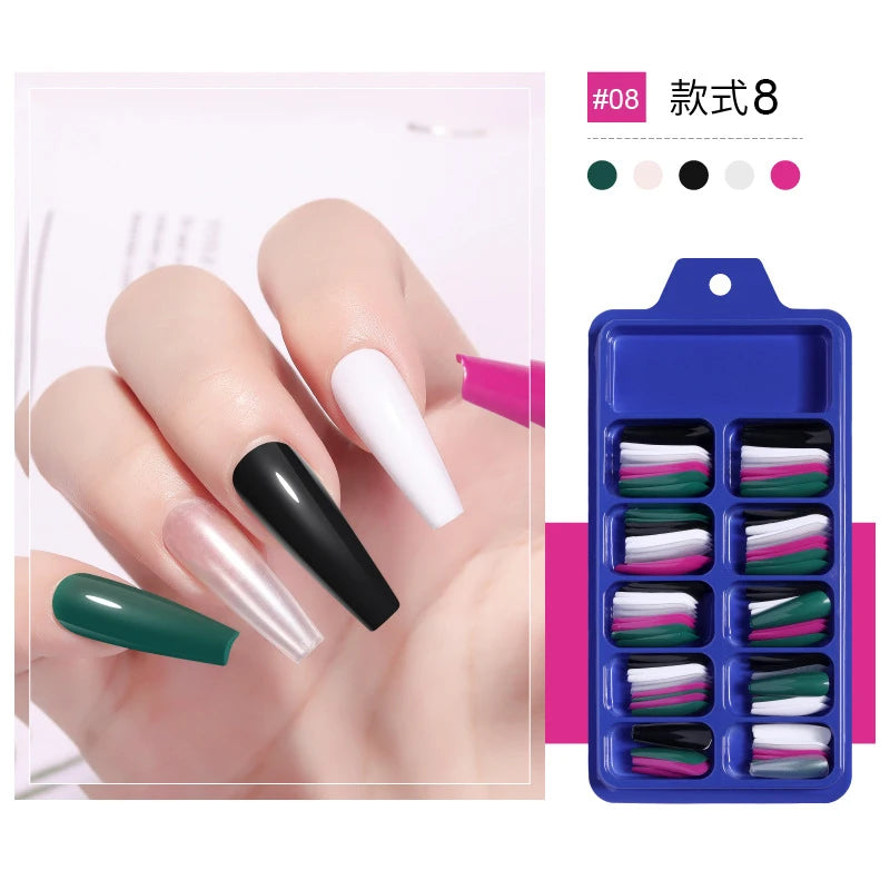 100pcs/box Acrylic Artificial False Nail