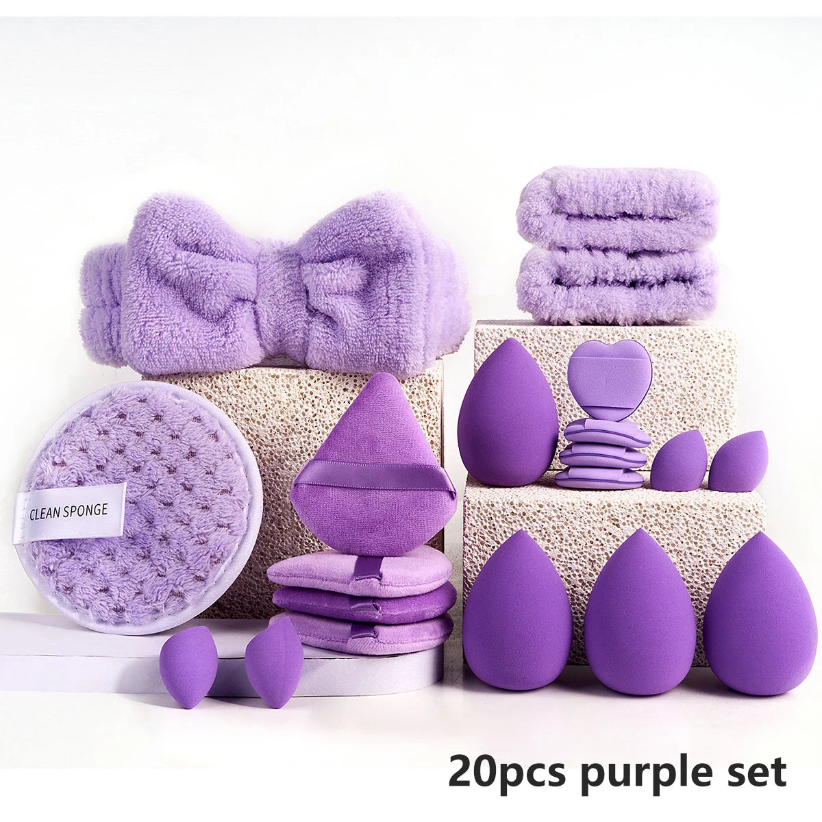 Makeup Brushes and Sponges Set