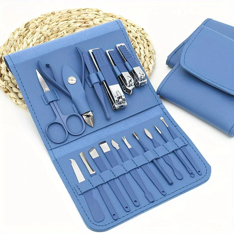 16pcs Professional Nail Clippers