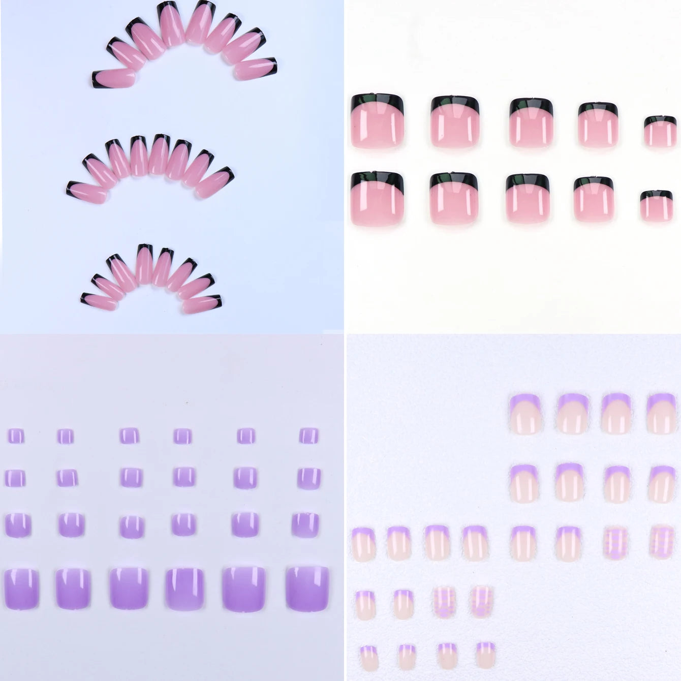 288PCS-Hand And Food Ballerina False Nails