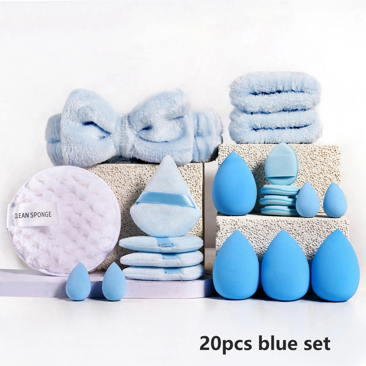 Makeup Brushes and Sponges Set