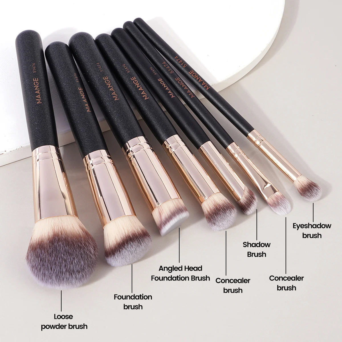 MAANGE 7pcs/set Makeup Brushes for Cosmetics