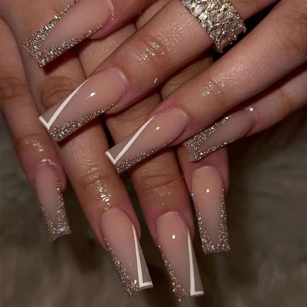 Fashion Colorful Butterfly False Nail