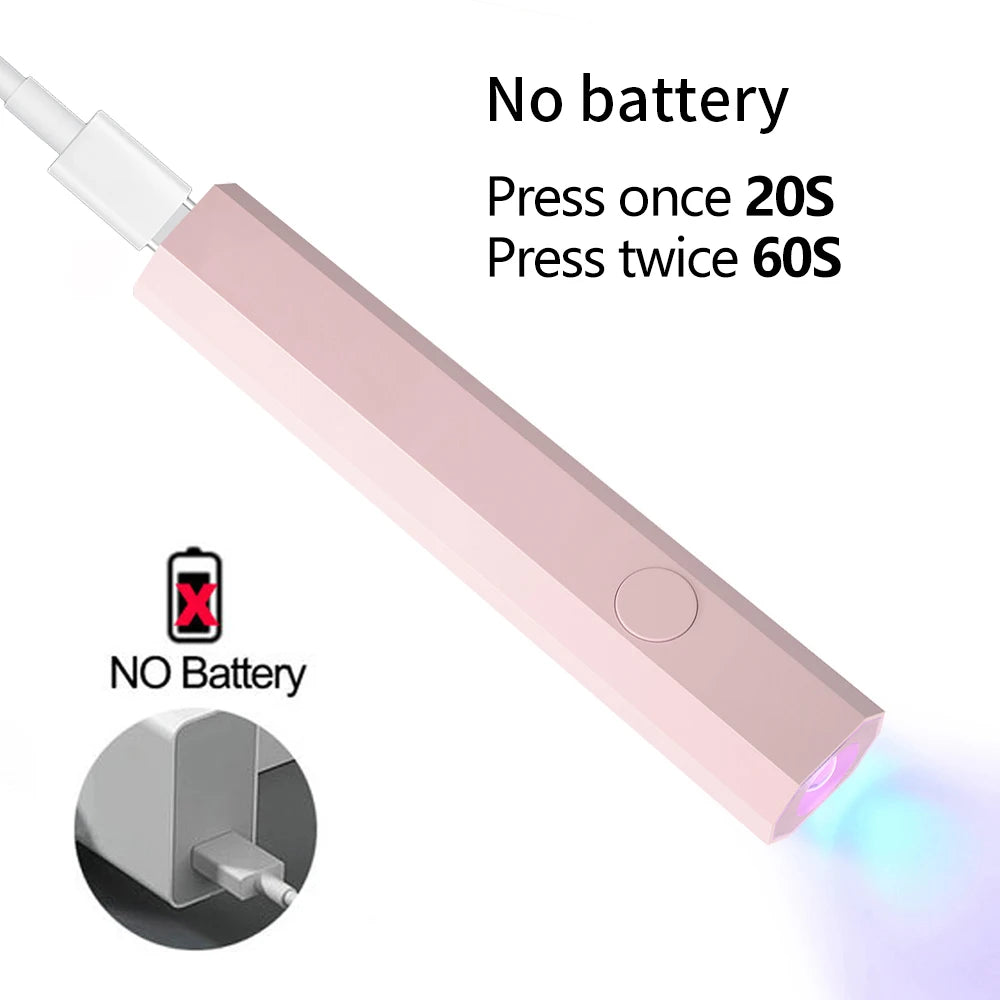 YIKOOLIN Mini UV Light Cure Nails Lamp