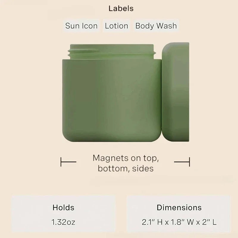 3 Pcs Travel Containers Haircare Set