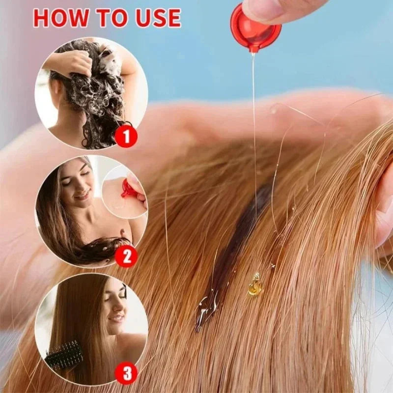 Hair Vitamin Capsule Keratin Oil Fast Restore Soft Smooth Shiny Hair Care