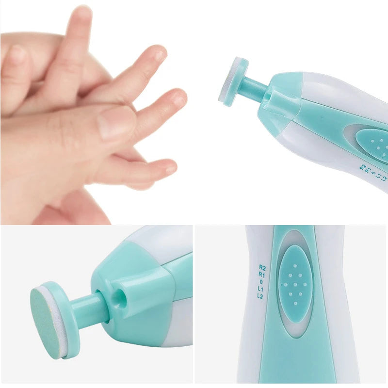 Baby Electric Nail Trimmer Kid Nail Polisher