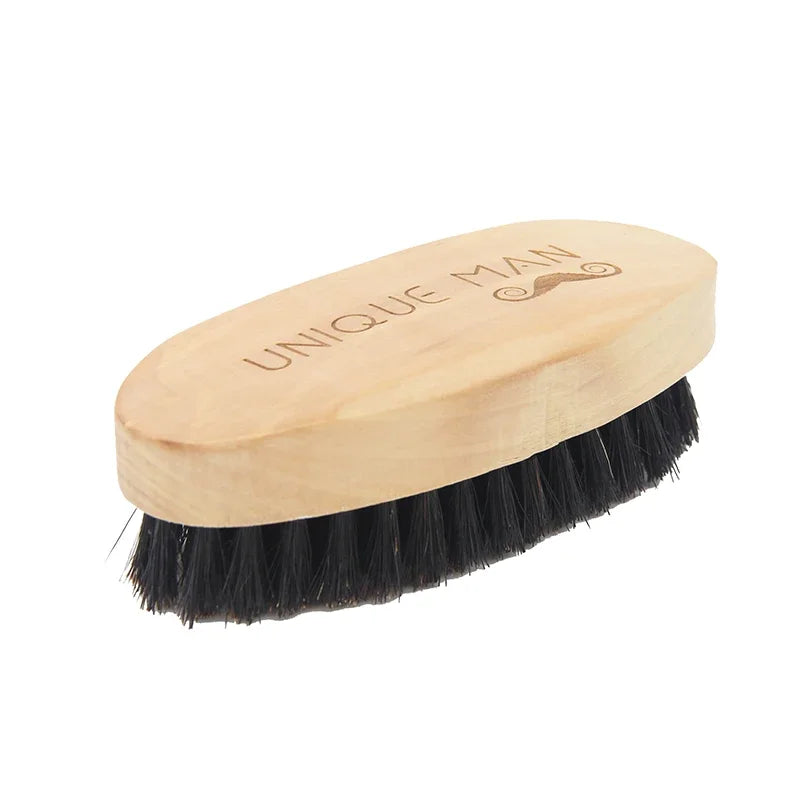 Wooden Hair Beard Brush For Men