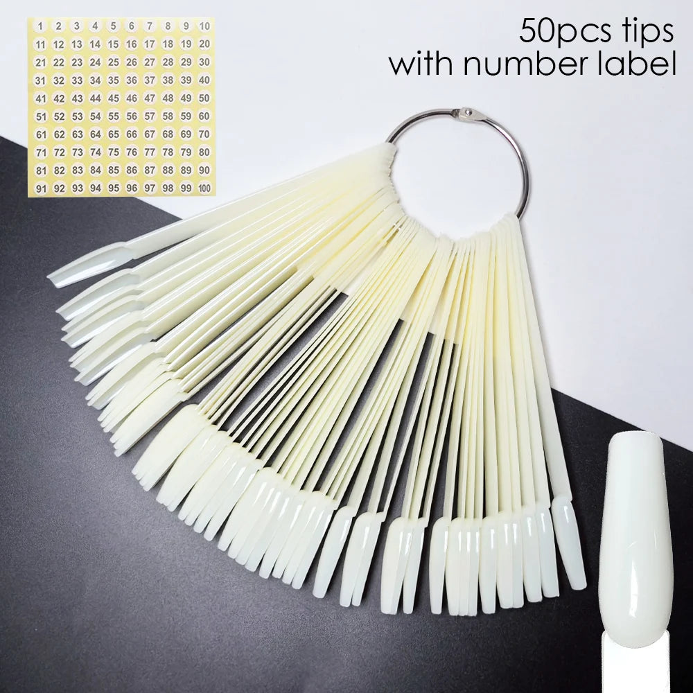 Nail Display Sticks Nail Swatch False Nail Tips