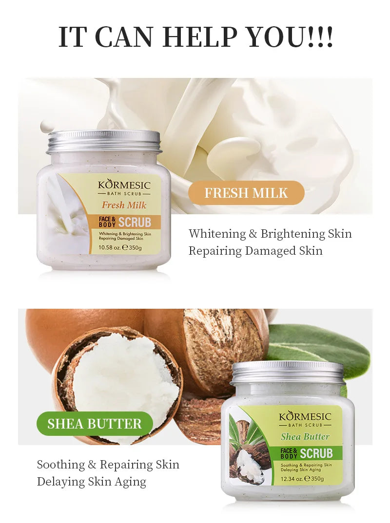 KORMESIC Turmeric Body Scrub Cream