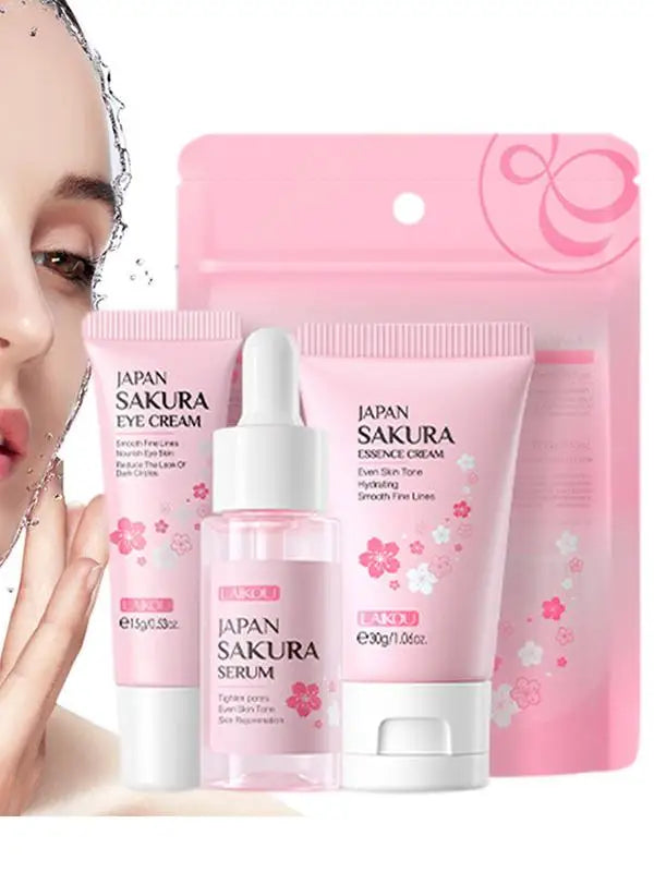Face Skin Care Set Cleanser Sakura Essence