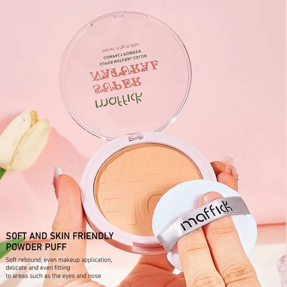 3-Color Matte Pressed Powder Foundation Make-Up