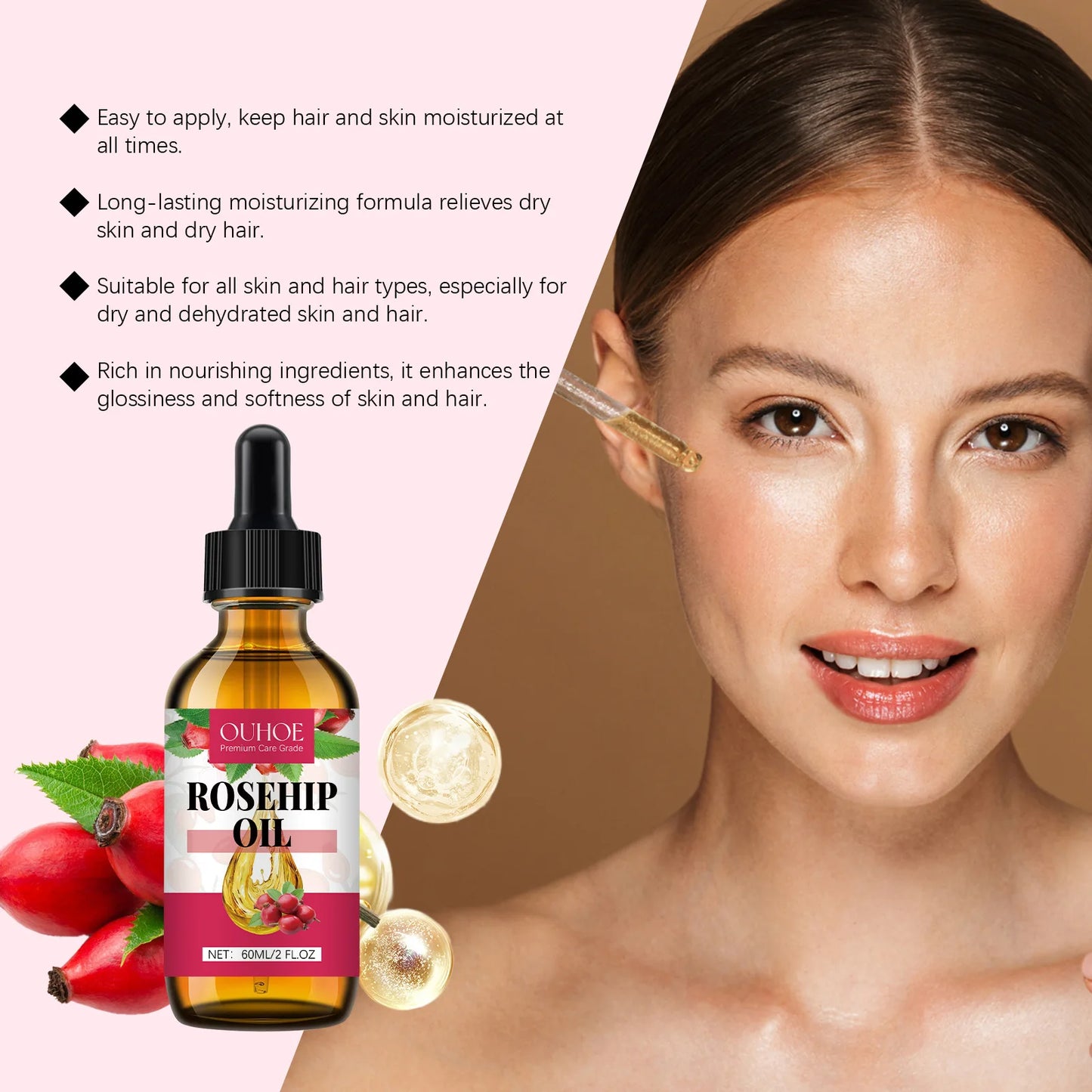 Organic Rosehip Oil Antioxidant