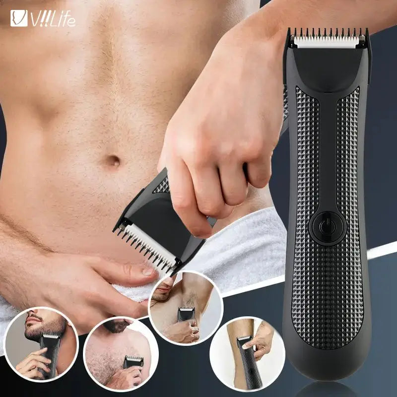 Men's Electric Groin Hair Trimmer