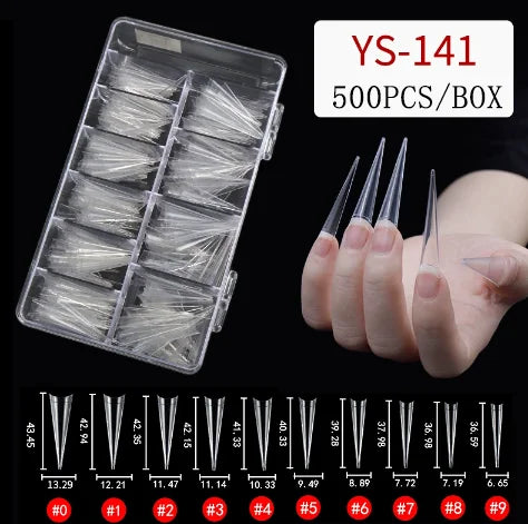 Artistic Extra-Long Pointed Salon Wearable Nail
