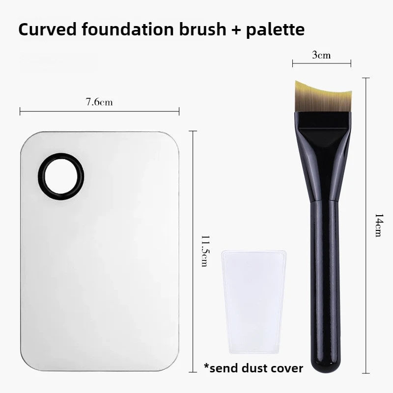 Ultra-thin Foundation Brush Makeup Mixing Palette