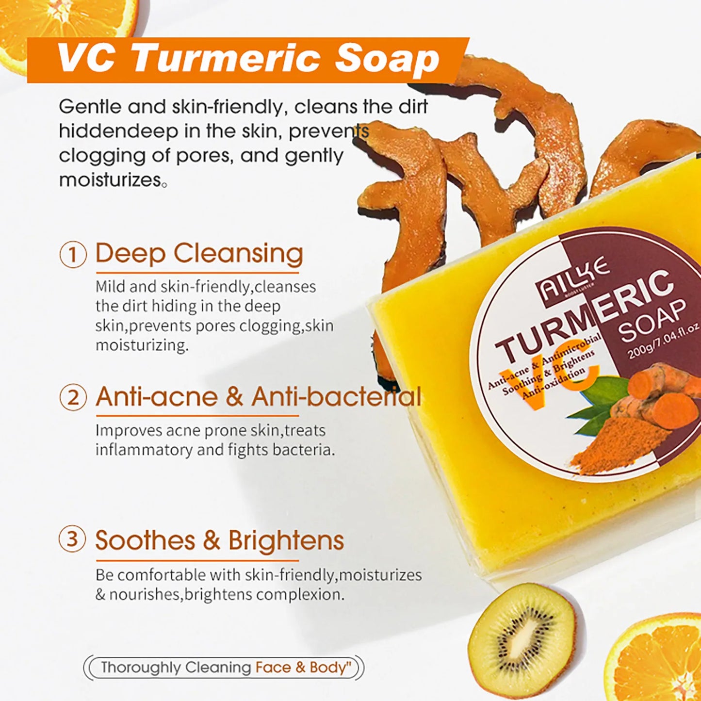 AILKE Turmeric Renew Skin Care Sets