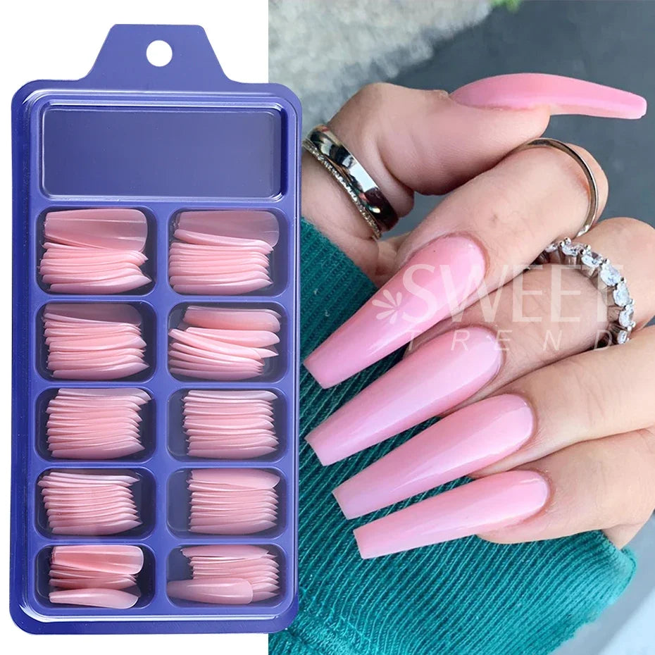Quality Nude Pink Press On Nails