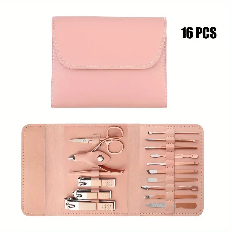 16pcs Professional Nail Clippers