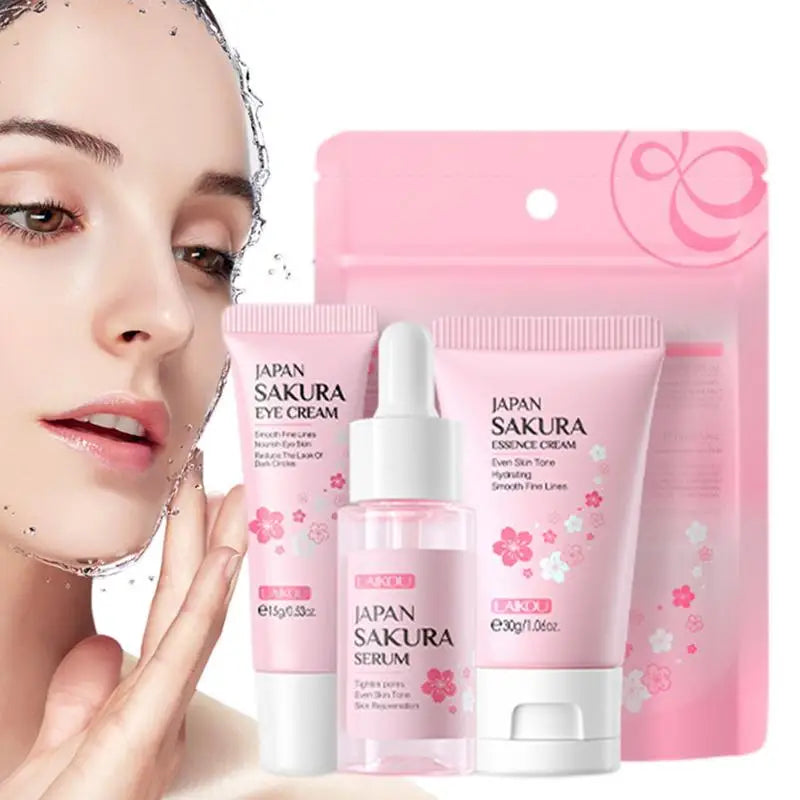 Face Skin Care Set Cleanser Sakura Essence