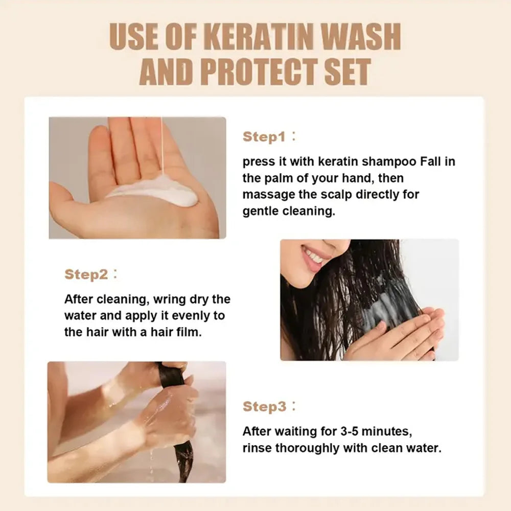Keratin Curl Defining Cream 5 Seconds Repair Hair