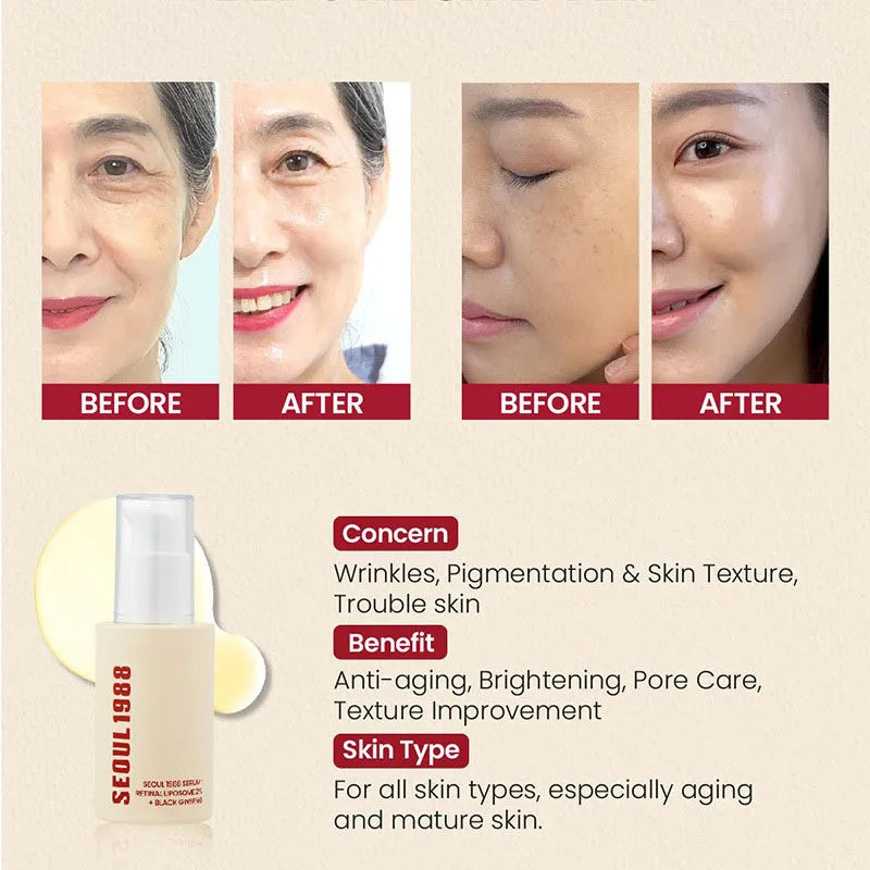 1/2PCS Korean SEOUL 1988 Retinol Face Serum