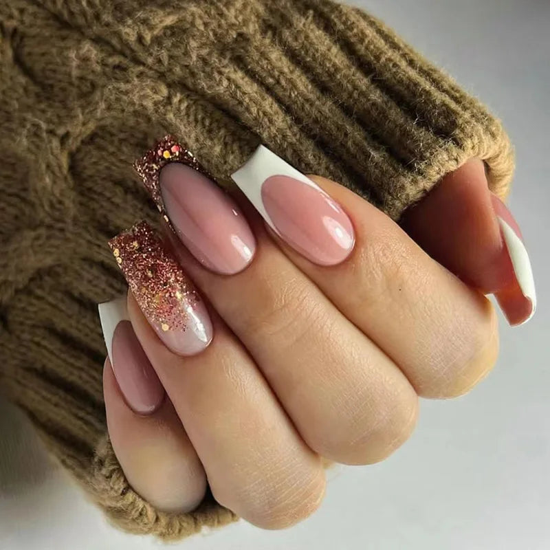 Fashion Colorful Butterfly False Nail