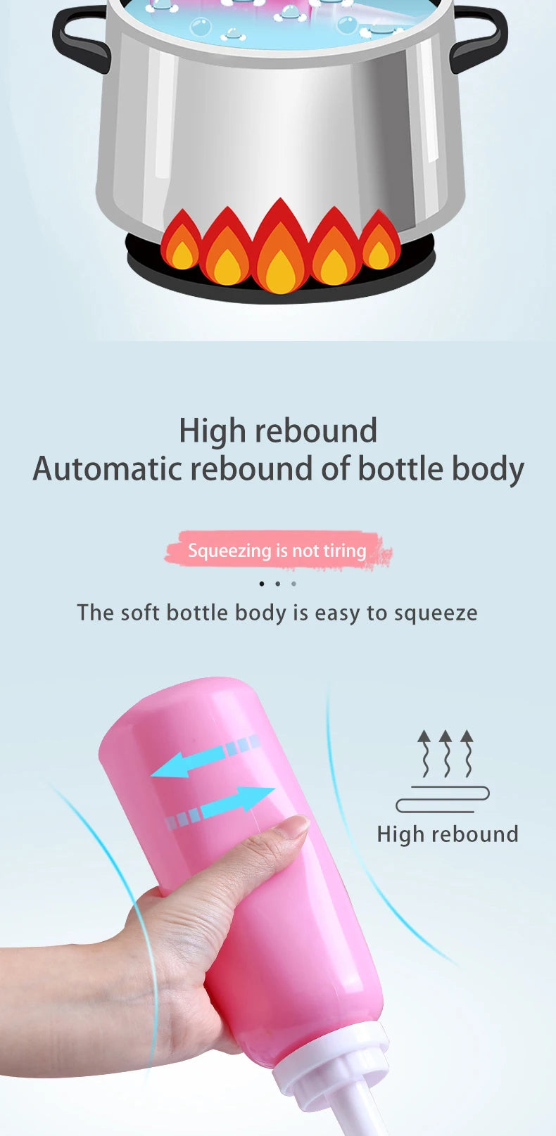 500ml Portable Bidet Spray Handheld