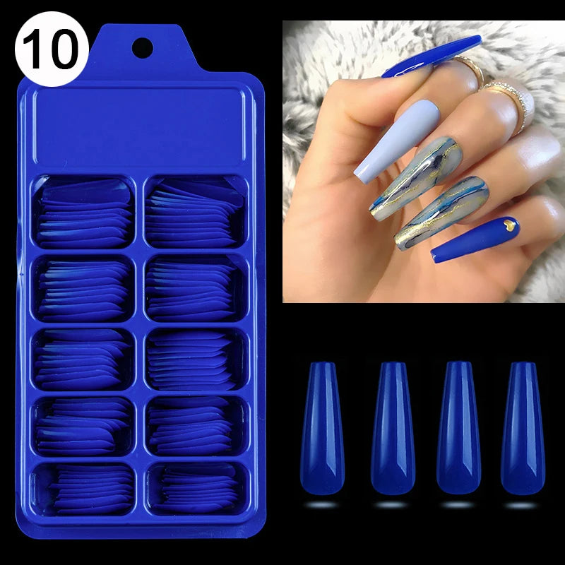 100pcs/box Acrylic Artificial False Nail