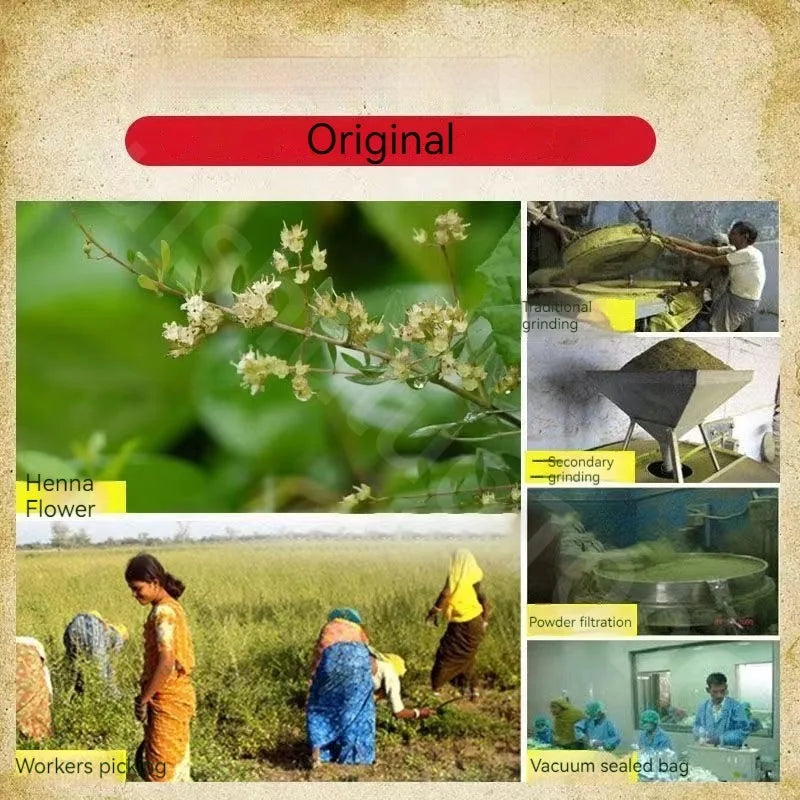Natural Pure Plant Henna Powder Hair Dye
