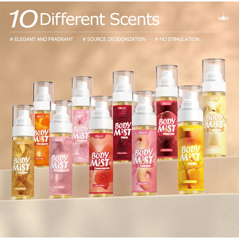 Super Vanilla Body Mist Body Spray 100ml Different Scents