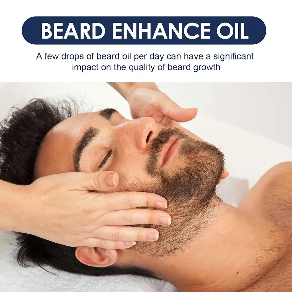 2PCS High-quality Natural Beard Growth Oil