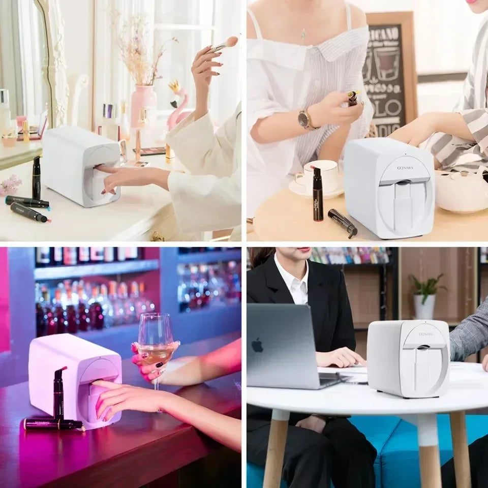 3D Portable Mobile Nail Painting Machine for Home Nail Salon