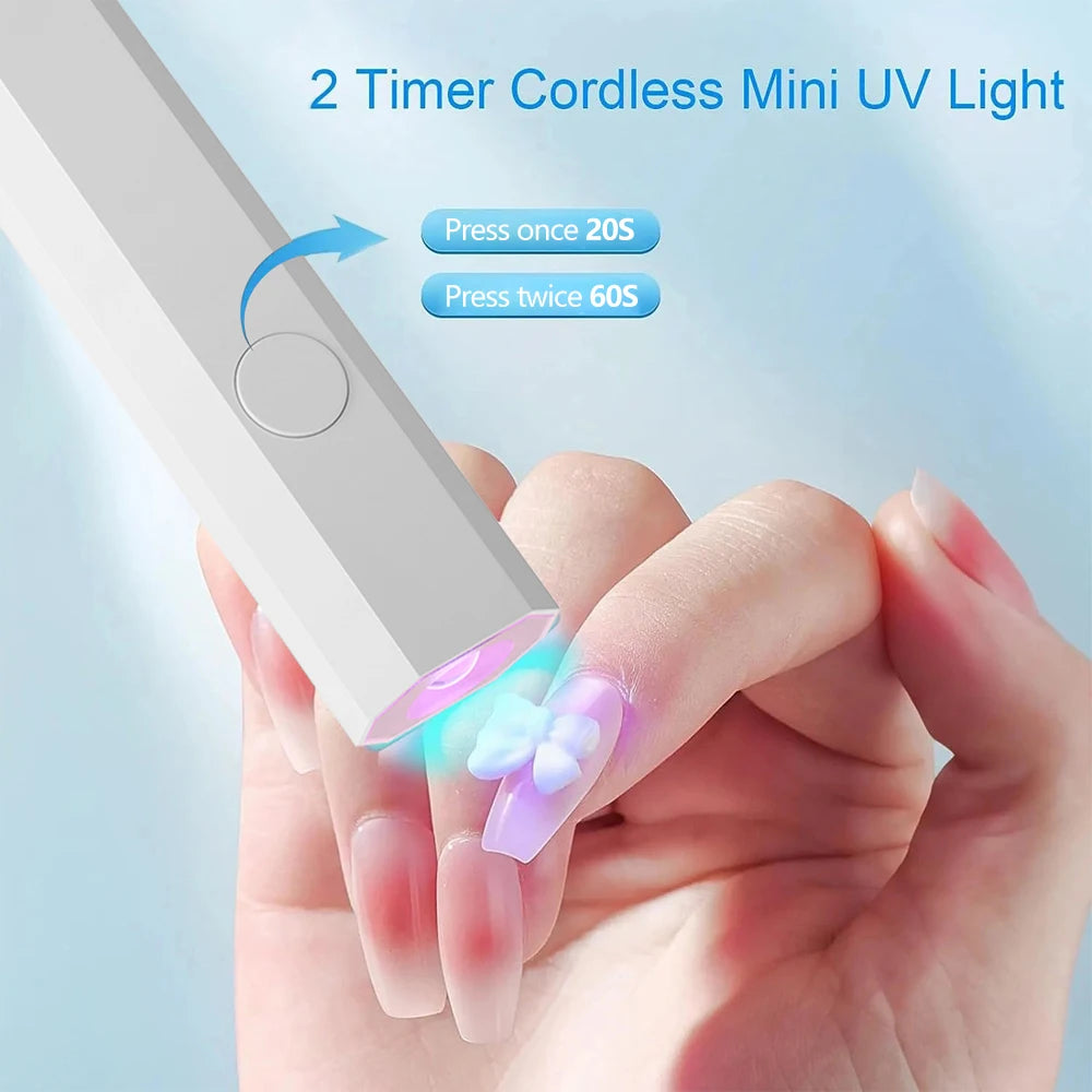 YIKOOLIN Mini UV Light Cure Nails Lamp