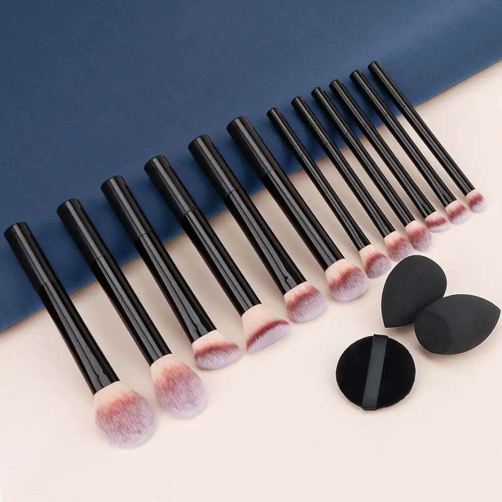 Makeup Brush Set 12 Pcs Everyday Essentials Makeup Brush Set