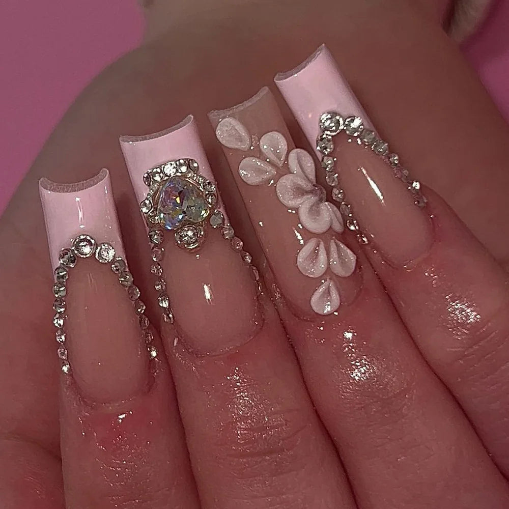 24Pcs Artificial Finger Nails