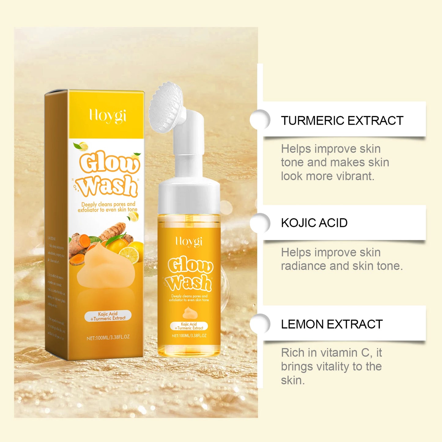 Hoygi Turmeric Facial Cleanser
