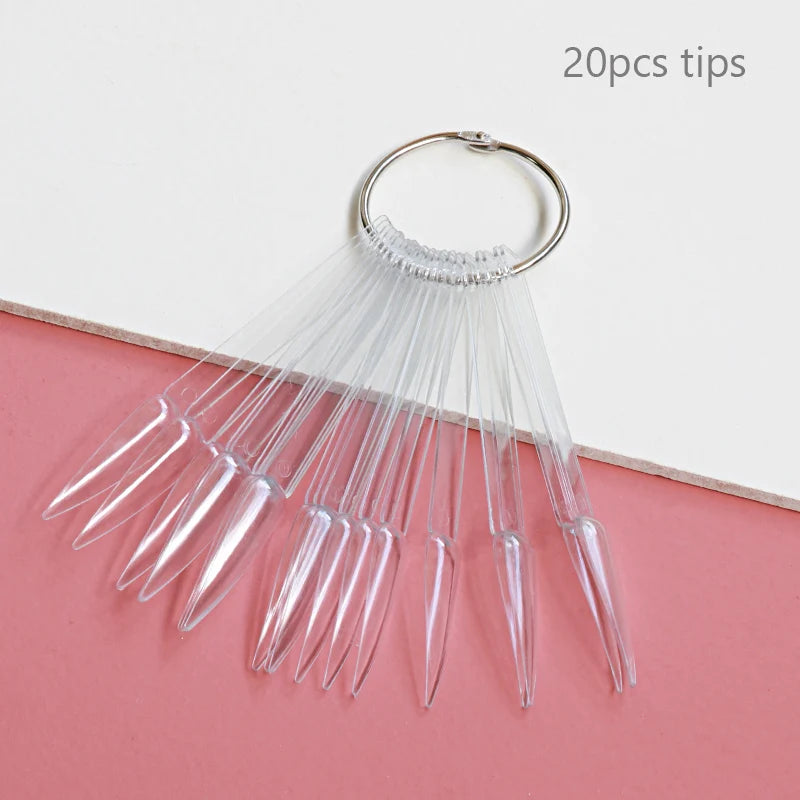 Nail Display Sticks Nail Swatch False Nail Tips