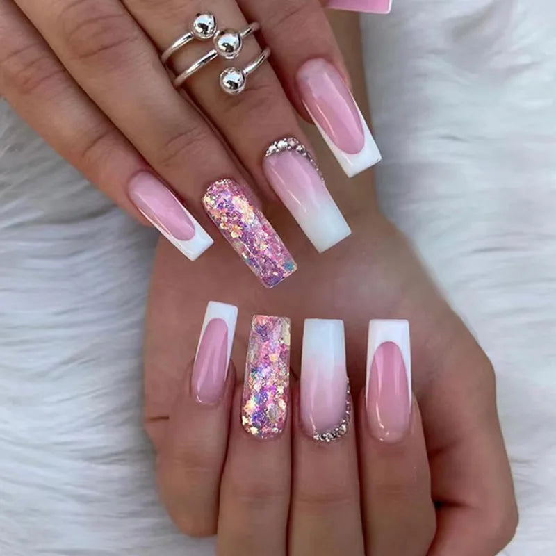 24Pcs Artificial Finger Nails