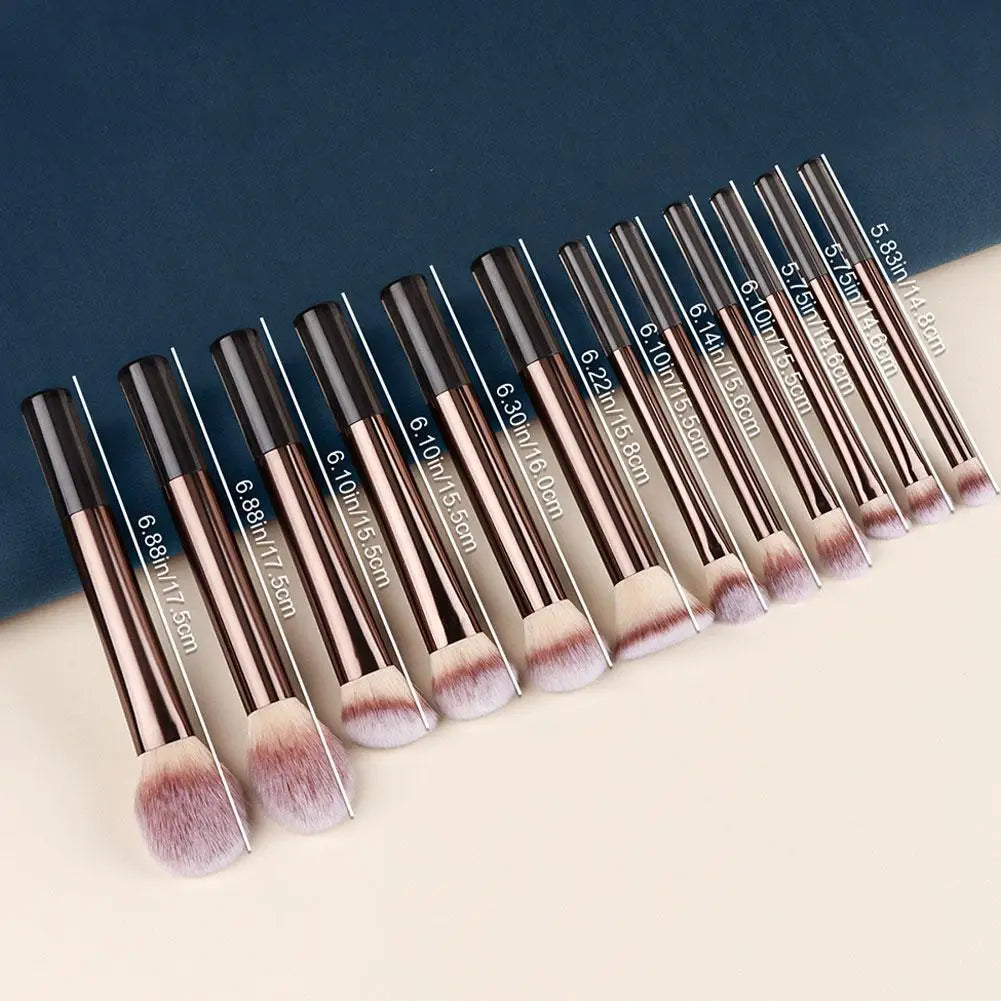 Makeup Brush Set 12 Pcs Everyday Essentials Makeup Brush Set