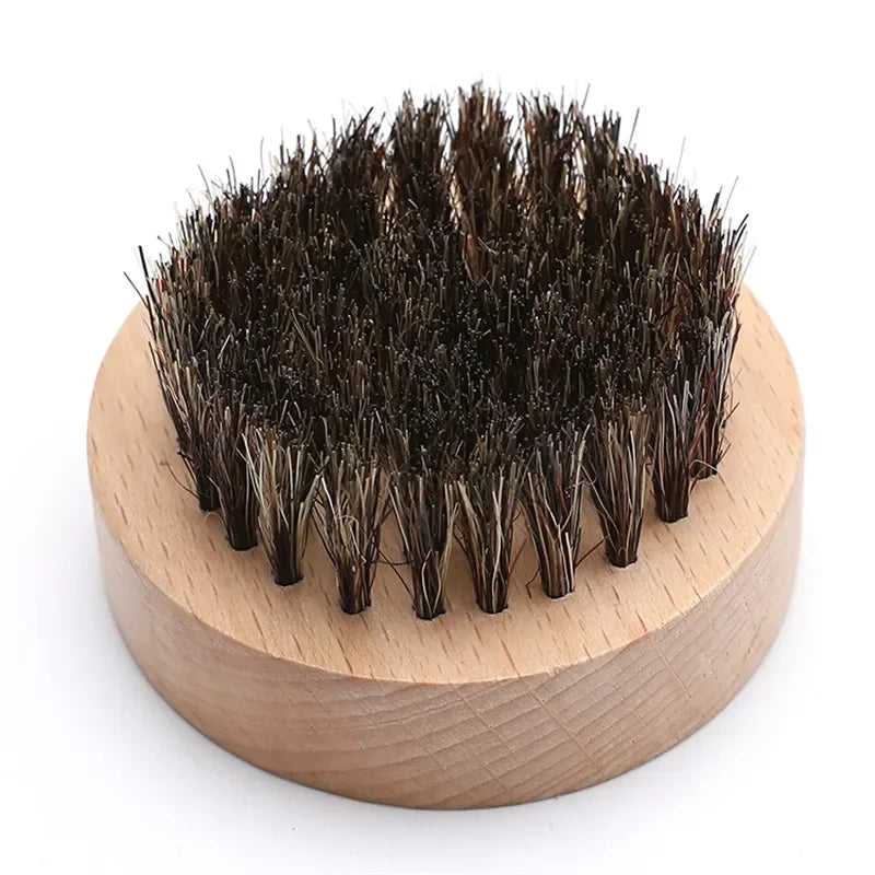 Wooden Hair Beard Brush For Men