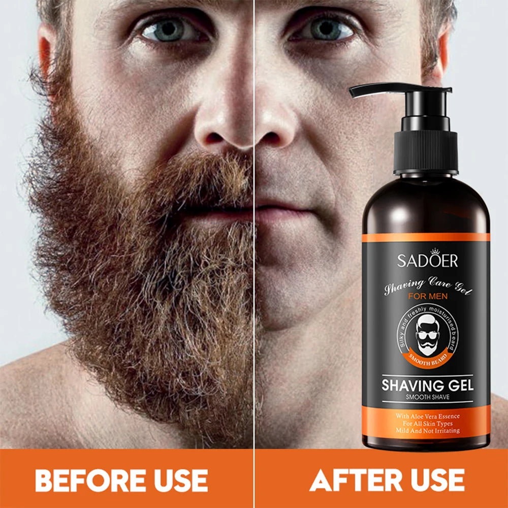 2PCS Men's Shaving Gel Non