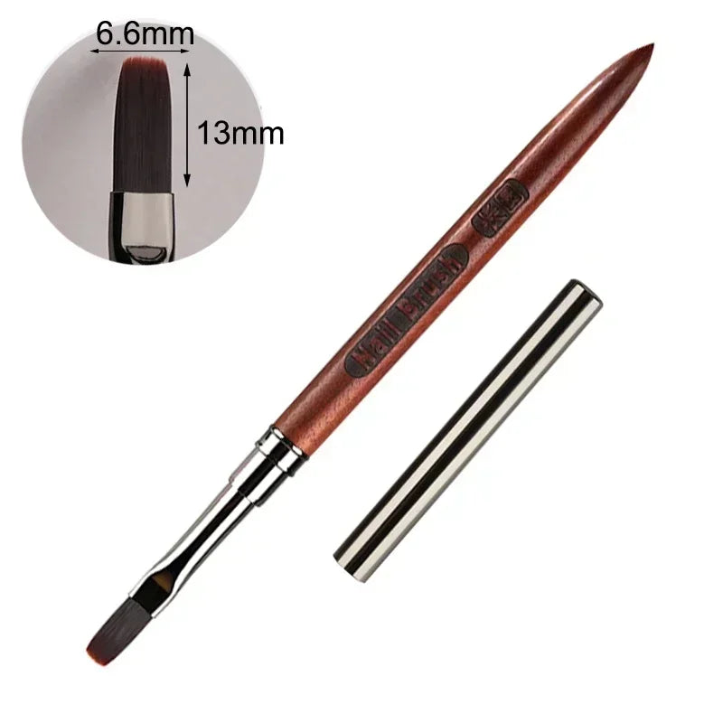 Wood Gel Painting Brush Nail Art