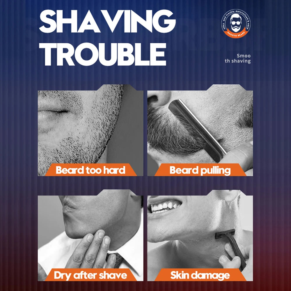 2PCS Men's Shaving Gel Non