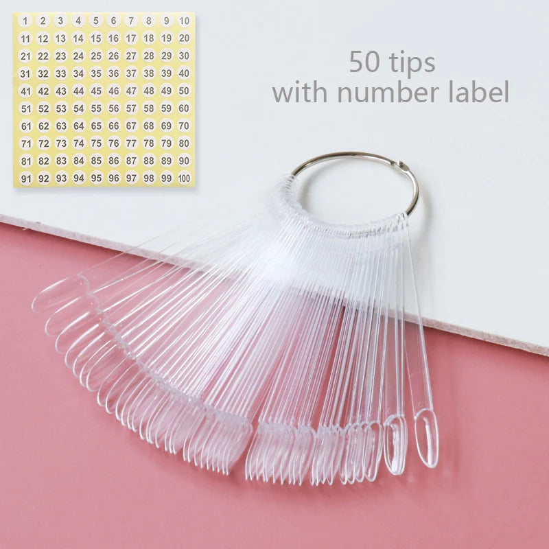 Nail Display Sticks Nail Swatch False Nail Tips