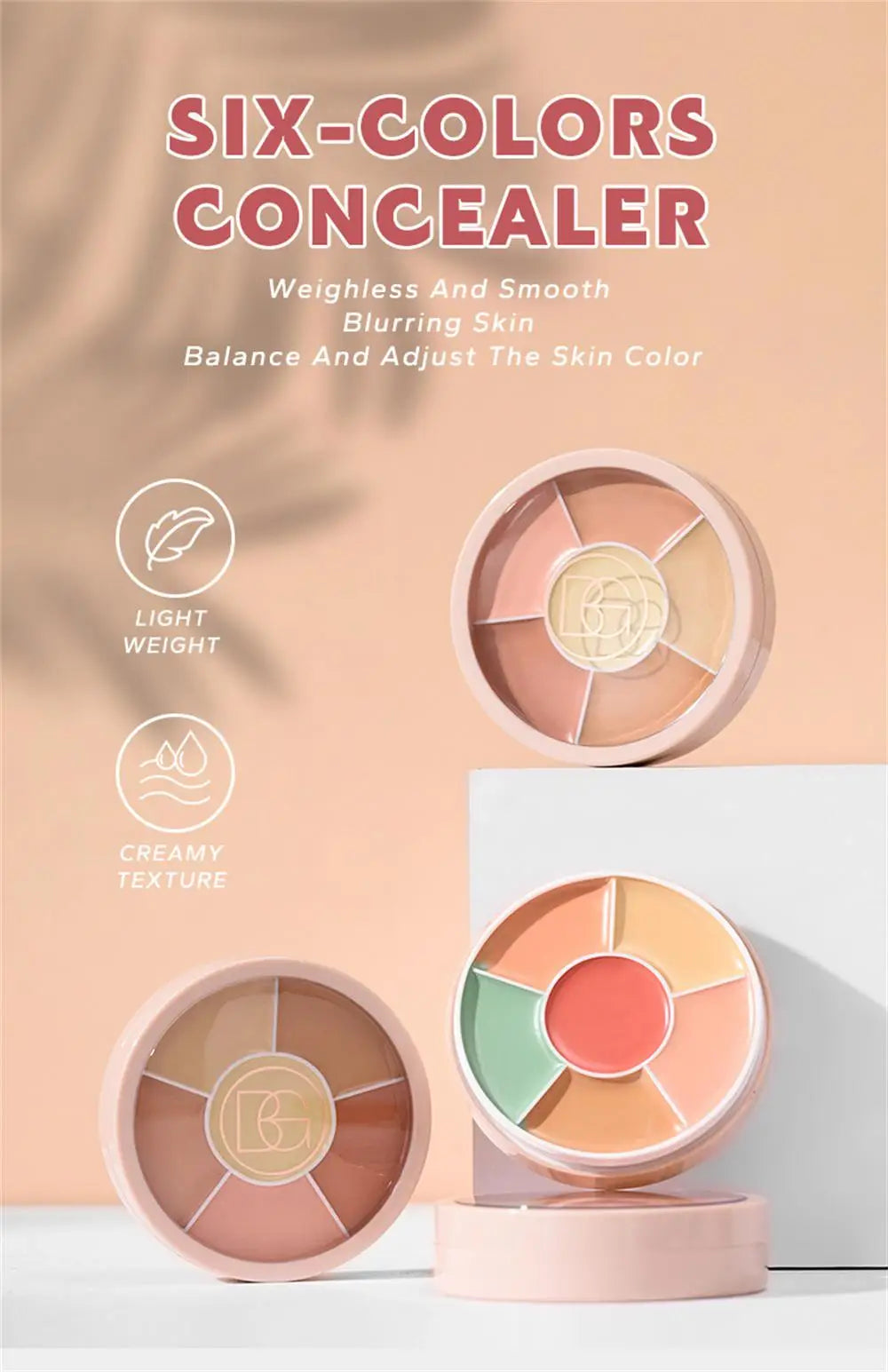 Natural Color Concealer Palette