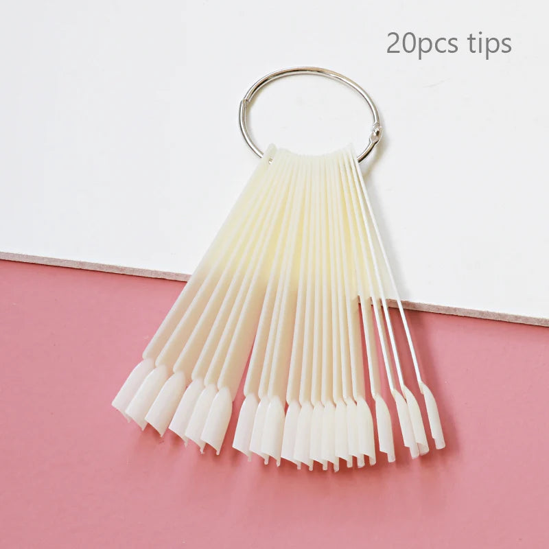 Nail Display Sticks Nail Swatch False Nail Tips